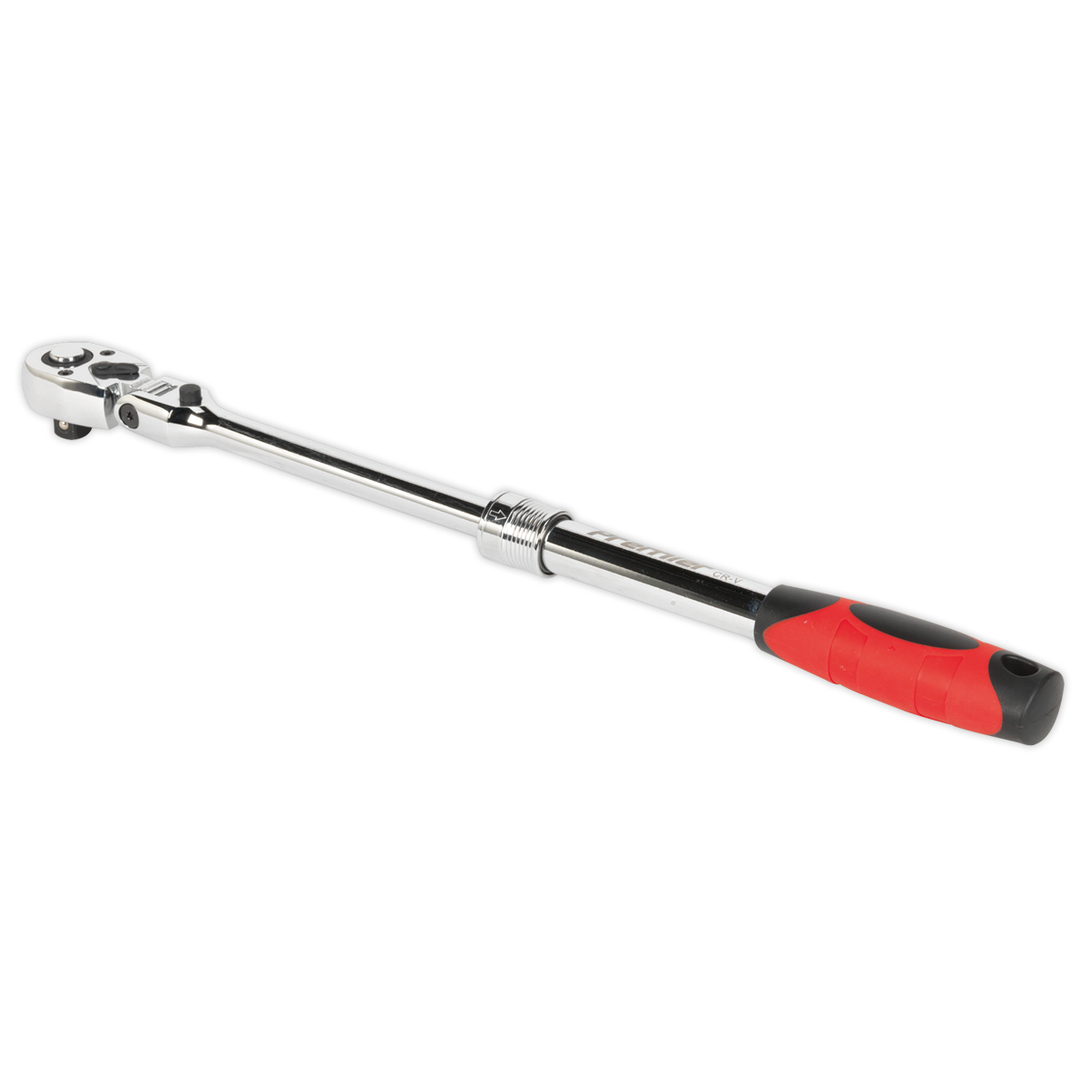 Premier Locking Flexi-Head Extendable Ratchet Wrench 1/2"Sq