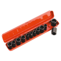 Premier Metric/Imperial Impact Socket Set 3/8"Sq Drive 12pc