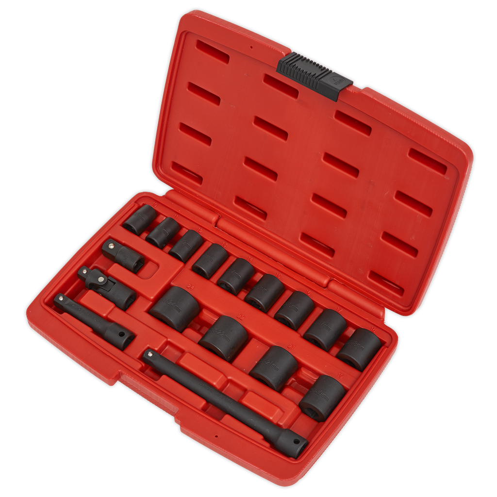 Premier Impact Socket Set 3/8"Sq Drive 17pc