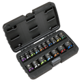 Impact Socket Set 3/8"Sq Drive 17pc