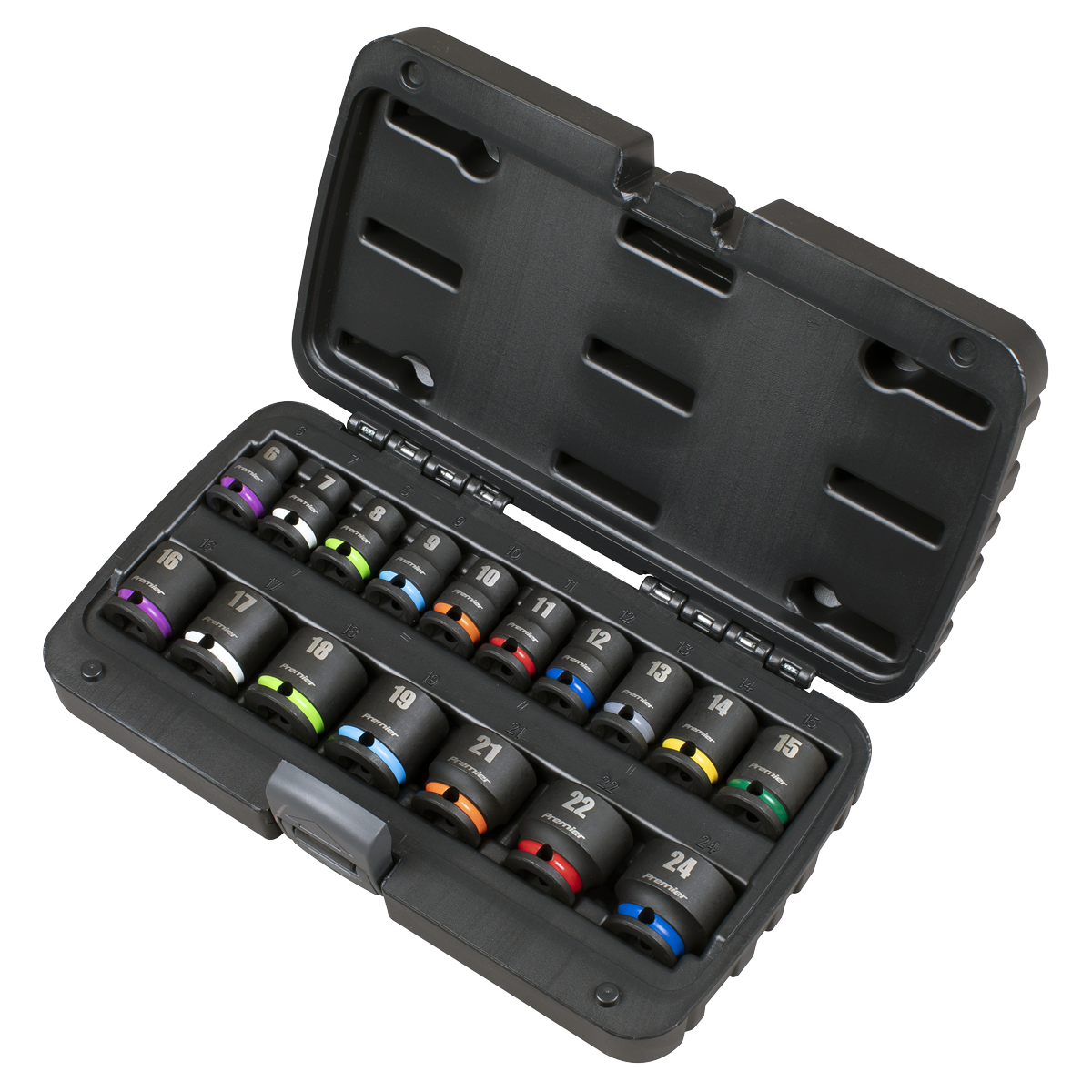 Impact Socket Set 3/8"Sq Drive 17pc