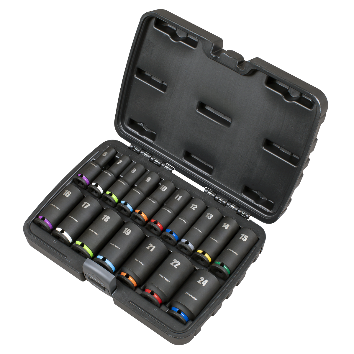 Deep Impact Socket Set 3/8”Sq Drive 17pc