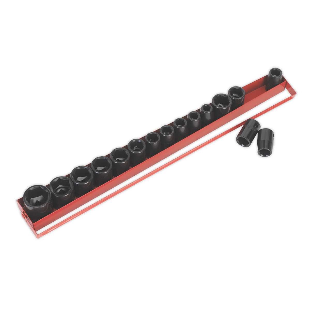 Premier Metric/Imperial Impact Socket Set 1/2"Sq Drive 16pc