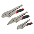 Premier Quick Release Locking Pliers Set 3pc (Factory Refurbished A)