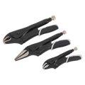 Premier Black Quick Release Locking Pliers Set 3pc