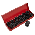 Premier Metric/Imperial Impact Socket Set 3/4"Sq Drive 13pc