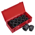 Premier Metric/Imperial Impact Socket Set 1"Sq Drive 10pc