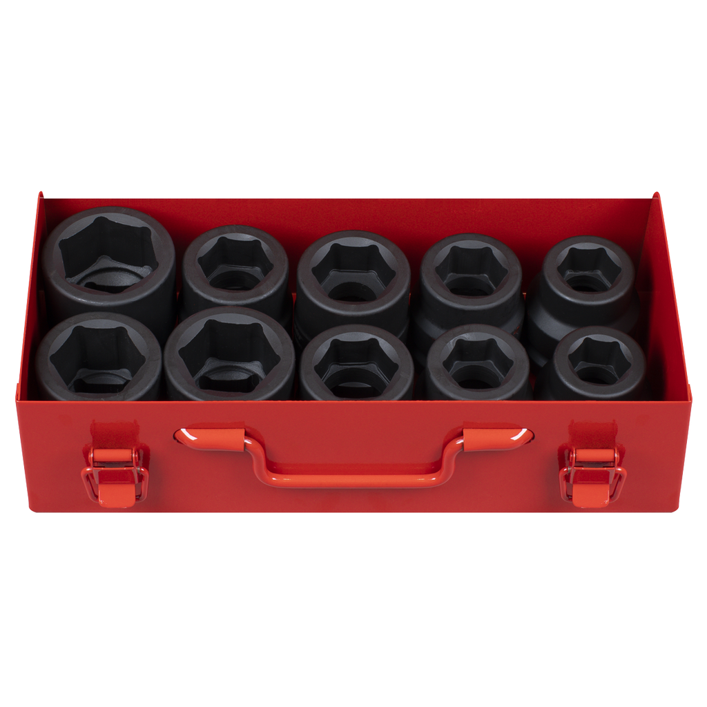Premier Metric/Imperial Impact Socket Set 1"Sq Drive 10pc