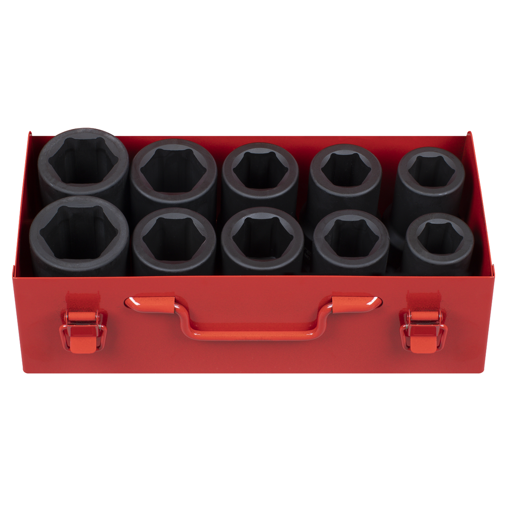 Premier Metric/Imperial Deep Impact Socket Set 1"Sq Drive 10pc
