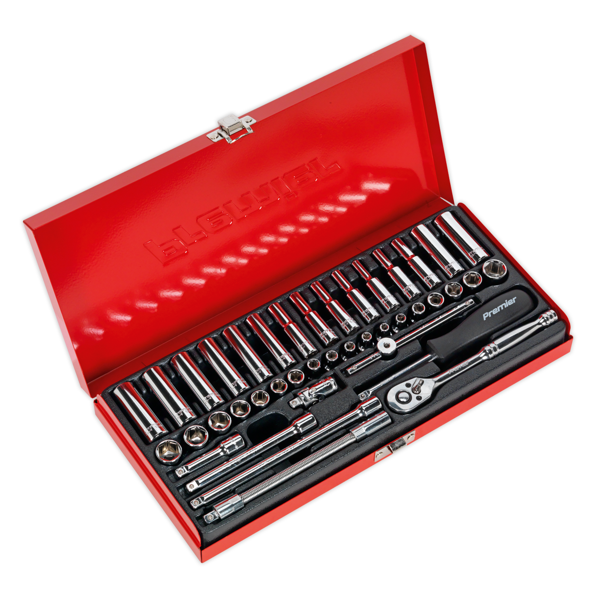 Premier Metric/Imperial Socket Set 1/4"Sq Drive 41pc