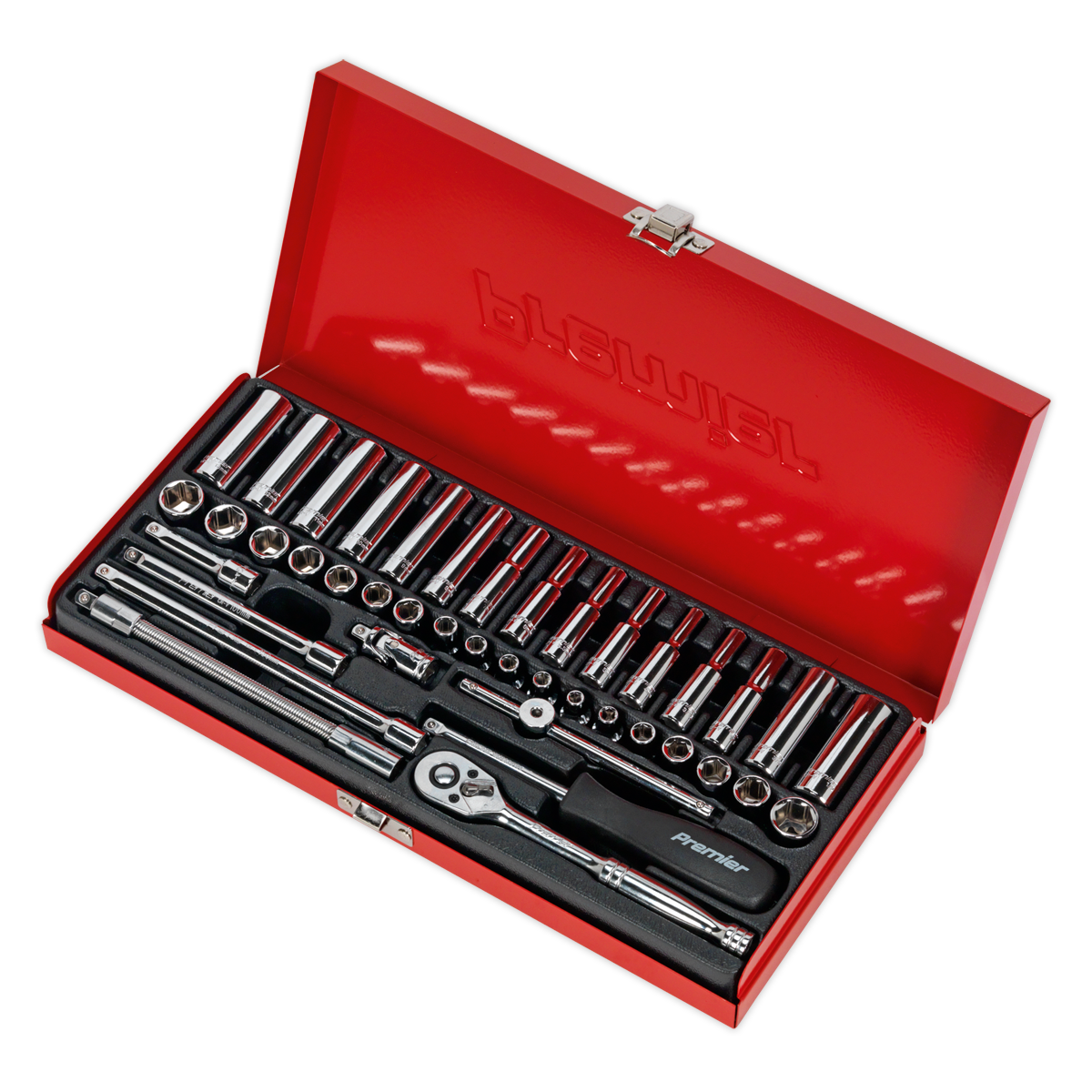 Premier Metric/Imperial Socket Set 1/4"Sq Drive 41pc
