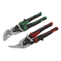 Premier High Leverage Offset Aviation Tin Snip Set 2pc