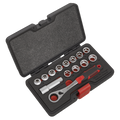 Premier Low Profile Go-Through Socket Set 14pc