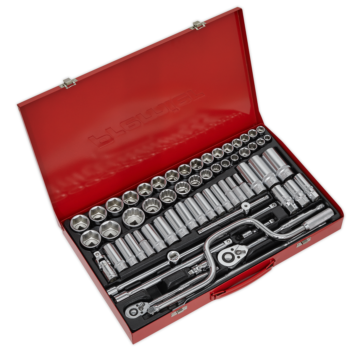 Premier Metric/Imperial/Whitworth Socket Set 3/8" & 1/2"Sq Drive 64pc