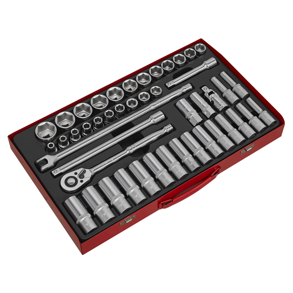 Premier Socket Set 1/2"Sq Drive 46pc