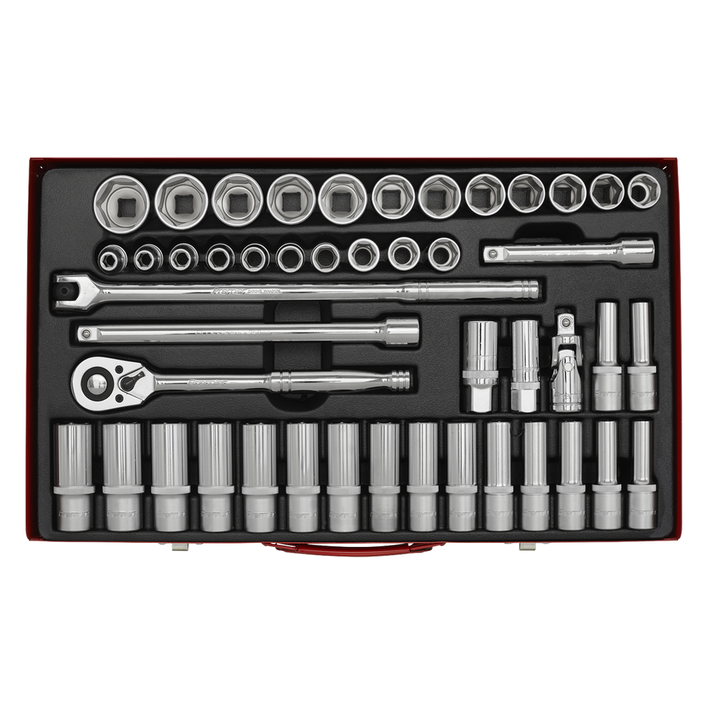 Premier Socket Set 1/2"Sq Drive 46pc
