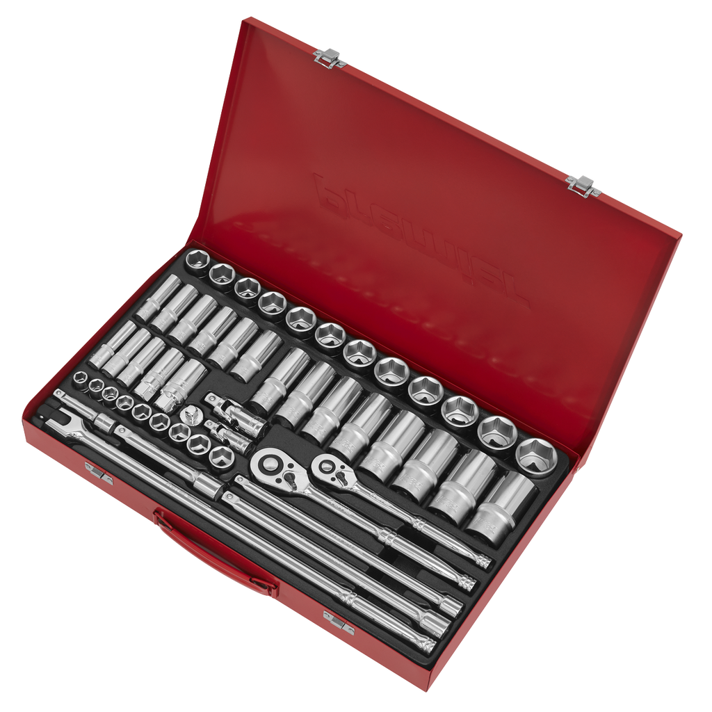 Premier Socket Set 3/8" & 1/2"Sq Drive 50pc