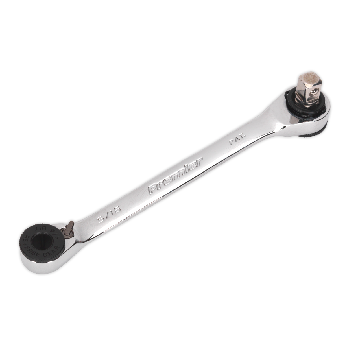 Premier Ratchet Spanner 1/4"Hex x 5/16"Hex Drive with 1/4"Sq