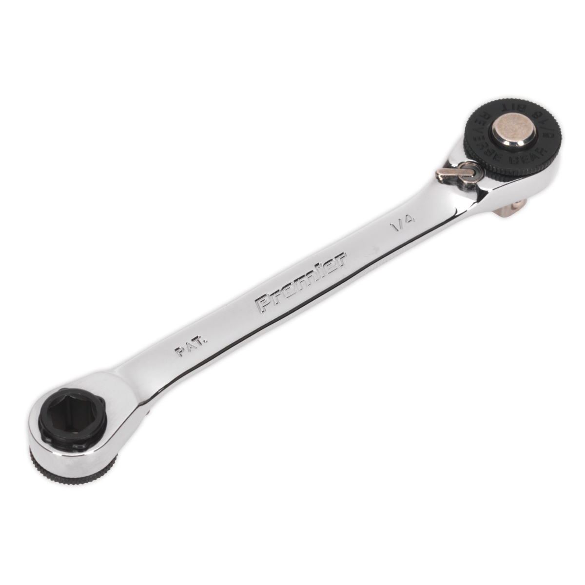 Premier Ratchet Spanner 1/4"Hex x 5/16"Hex Drive with 1/4"Sq