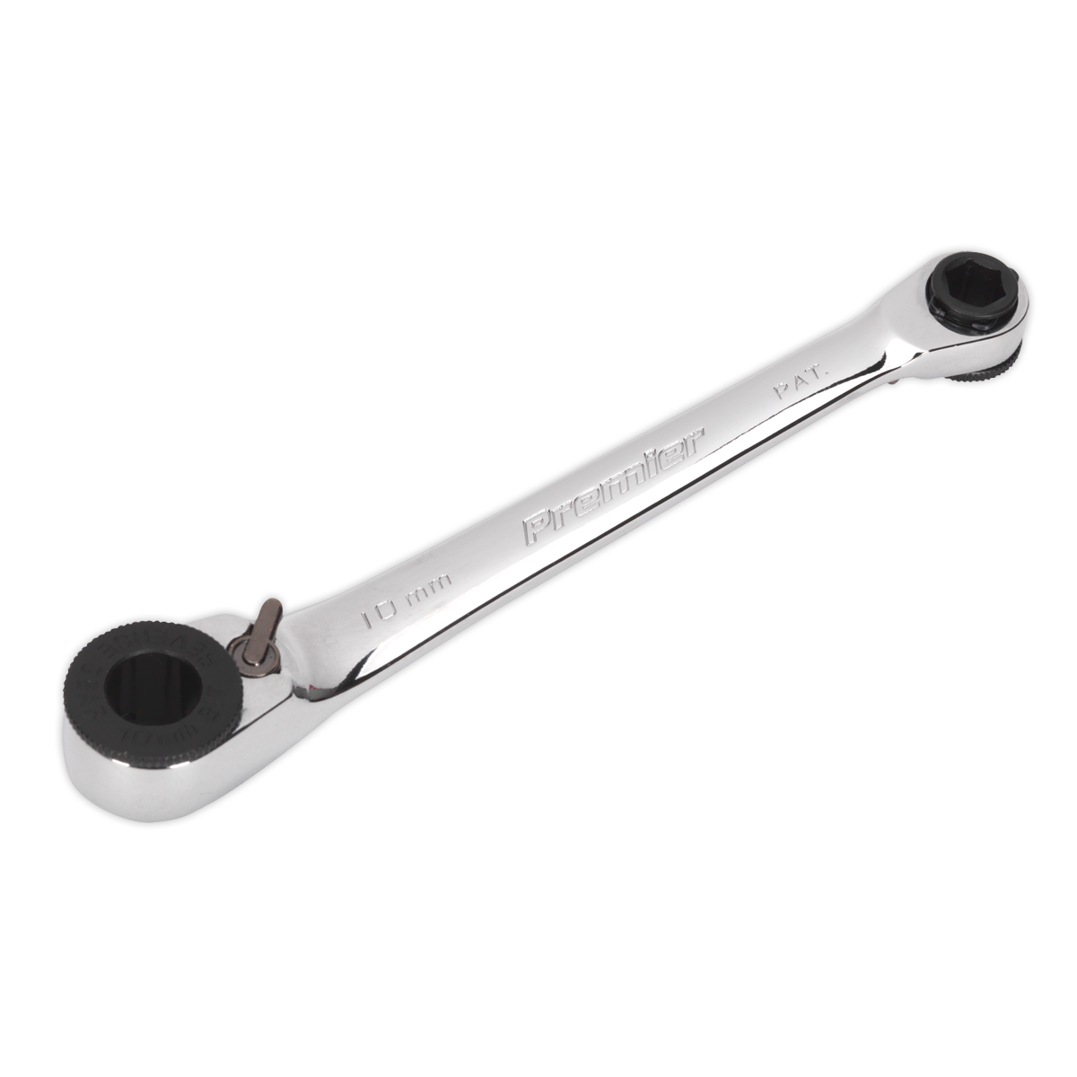 Premier Reversible Ratchet Spanner 1/4"Hex x 10mm Hex