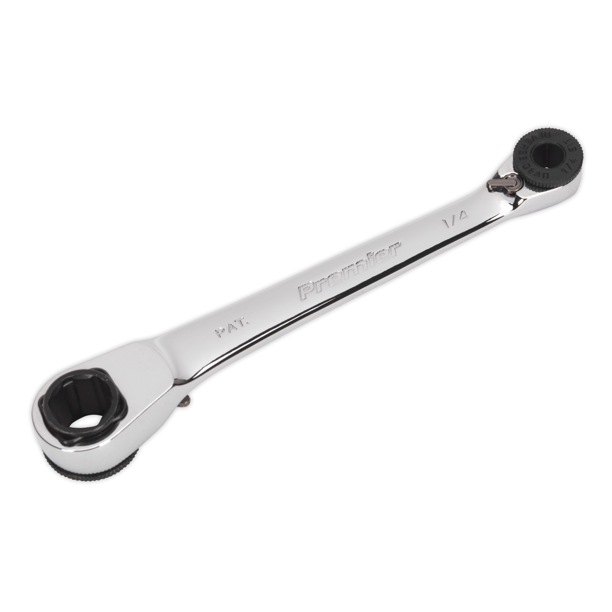 Premier Reversible Ratchet Spanner 1/4"Hex x 10mm Hex