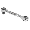 Micro Ratchet Bit Driver & Wrench 1/4"Sq & 1/4"Hex Drive
