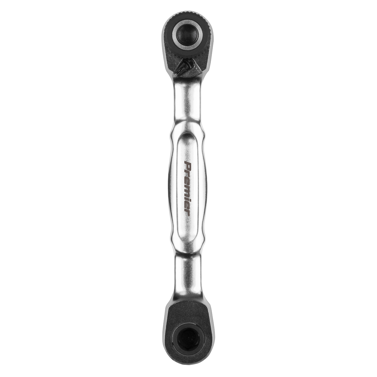 Micro Ratchet Bit Driver & Wrench 1/4"Sq & 1/4"Hex Drive