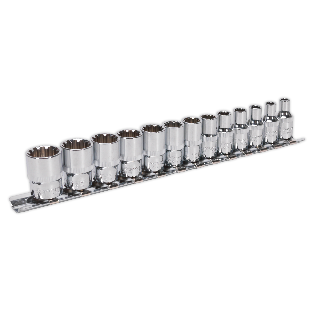 Premier Total Drive® Socket Set 1/4"Sq Drive 13pc