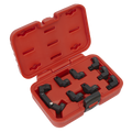 Injector Pipe Socket Set 3/8"Sq Drive 9pc