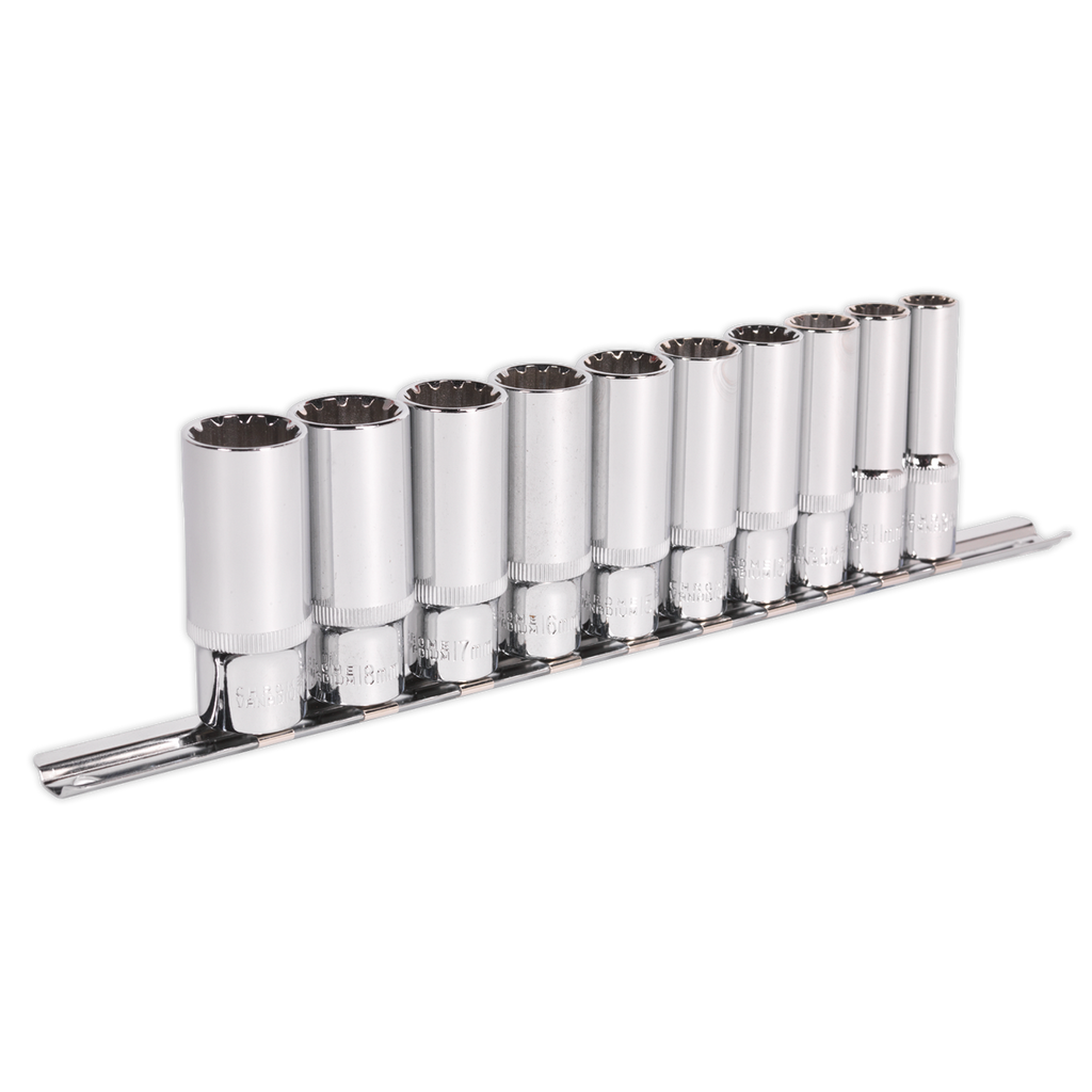 Premier Total Drive® Deep Socket Set 3/8"Sq Drive 10pc