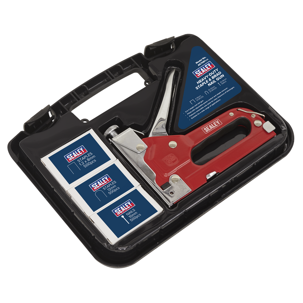 Premier Heavy-Duty Staple & Brad Nail Gun