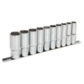 Premier Total Drive® Deep Socket Set 1/2"Sq Drive 10pc