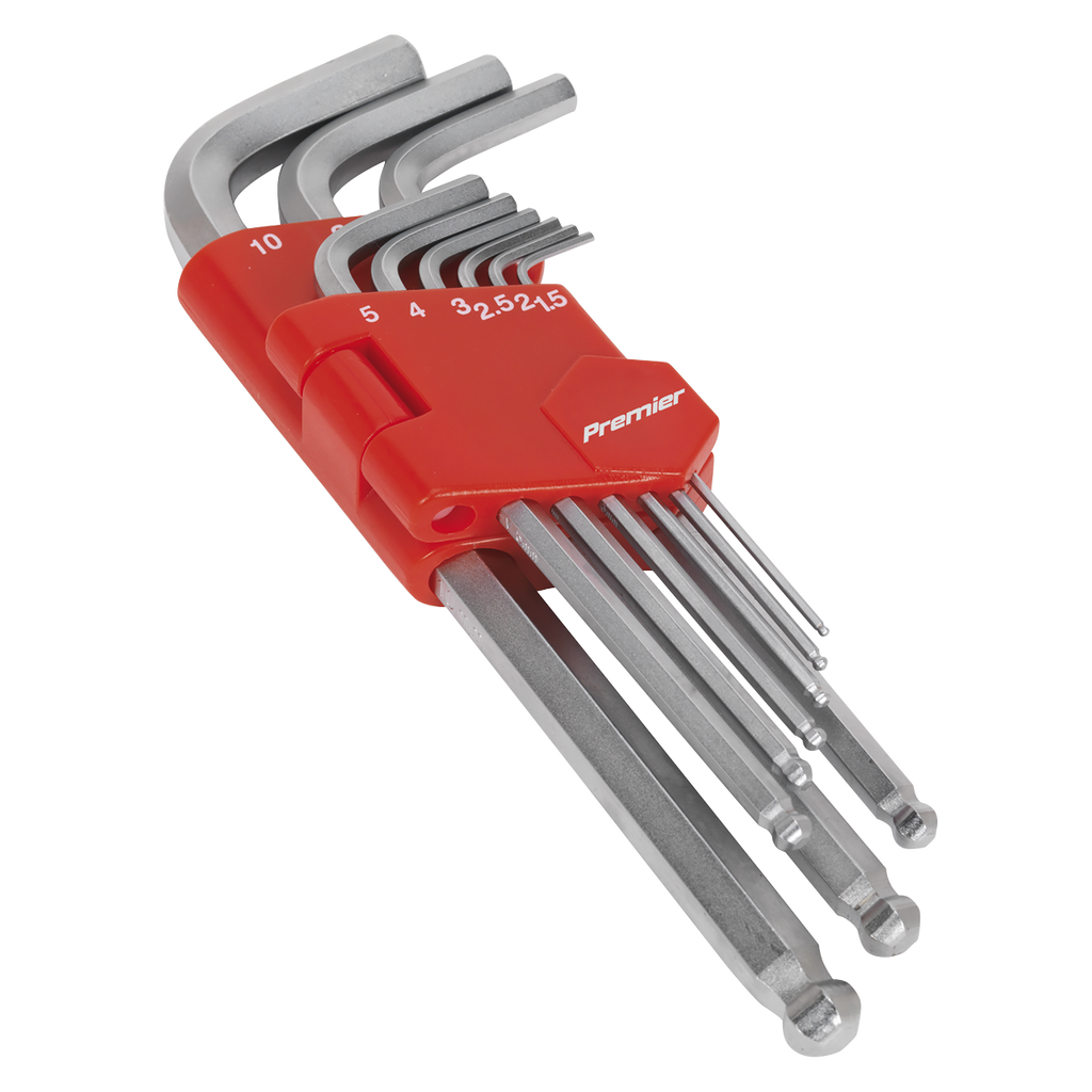 Premier Long Ball-End Hex Key Set 9pc