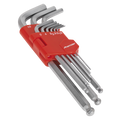 Premier Long Ball-End Hex Key Set 9pc
