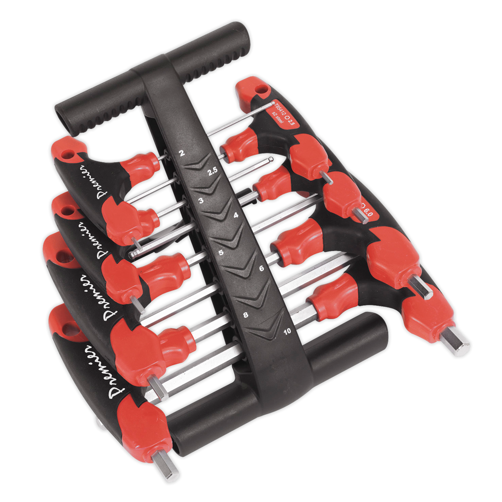 Premier T-Handle Ball-End Hex Key Set 8pc