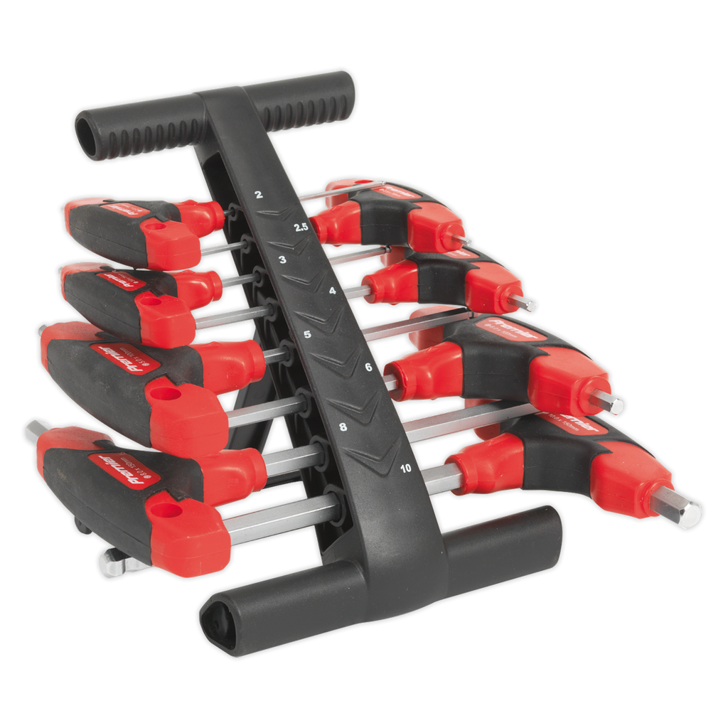 Premier T-Handle Ball-End Hex Key Set 8pc