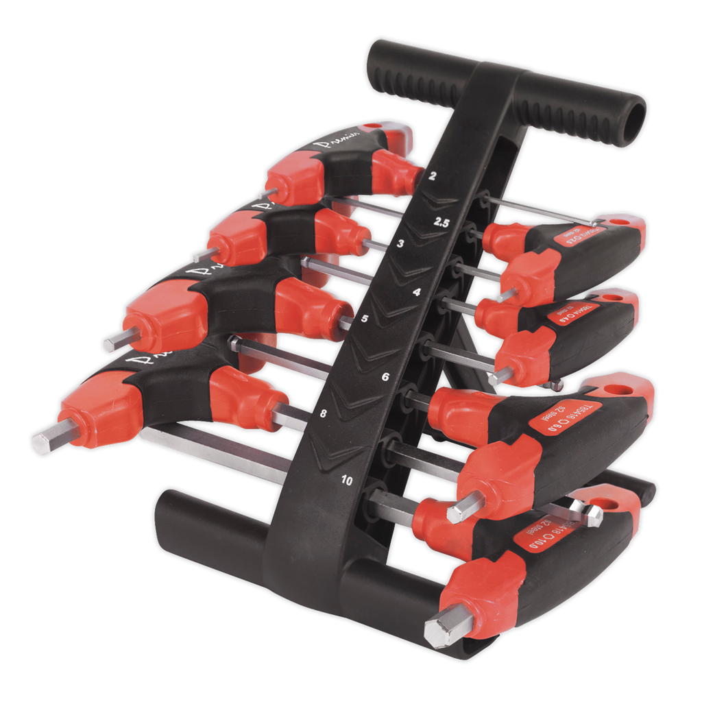 Premier T-Handle Ball-End Hex Key Set 8pc
