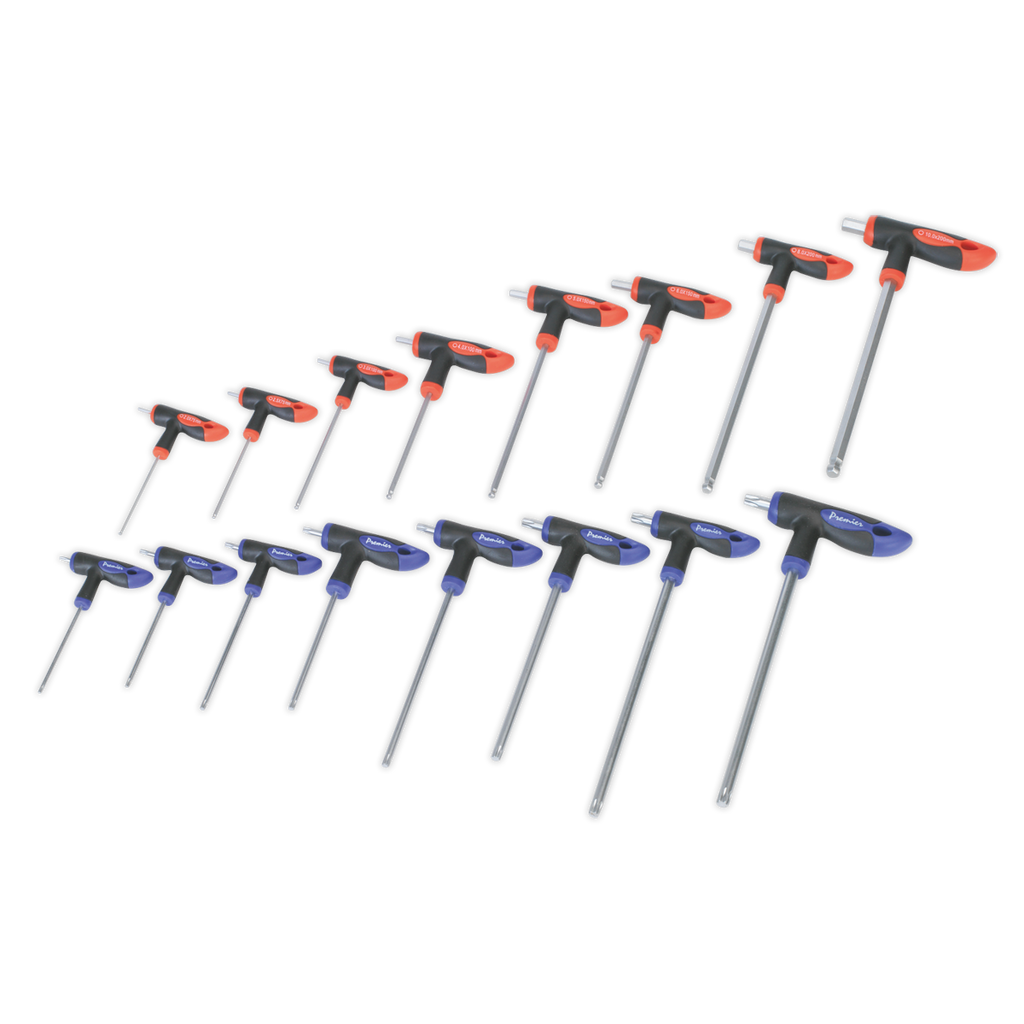 Premier T-Handle TRX-Star* & Hex Key Set 16pc