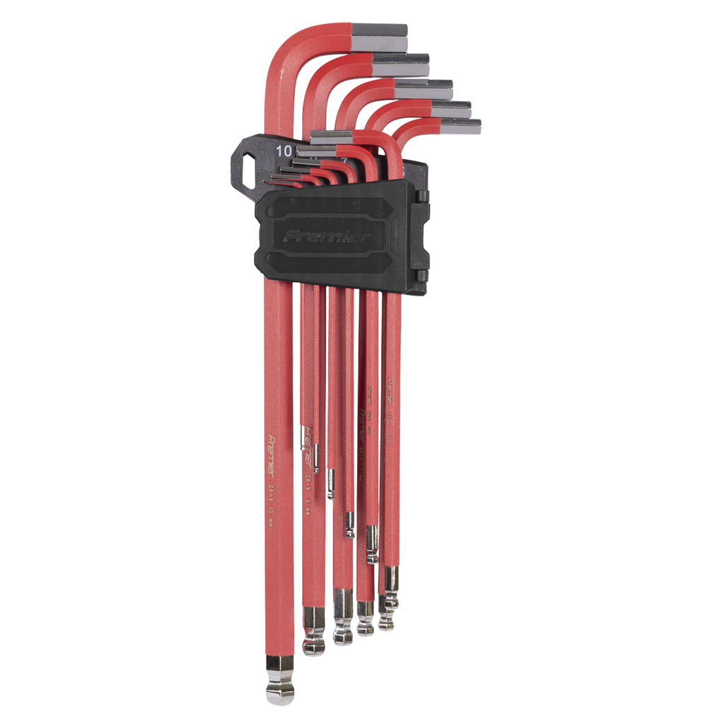 Premier Extra-Long Ball-End Hex Key Set 11pc
