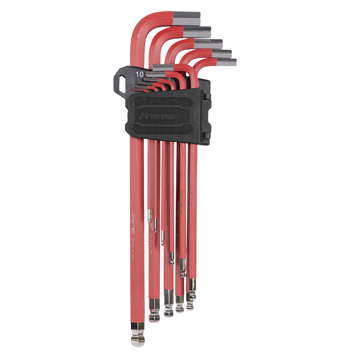 Premier Extra-Long Ball-End Hex Key Set 11pc