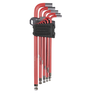 Sealey AK7164 Extra-Long Ball-End Hex Key Set 11pc