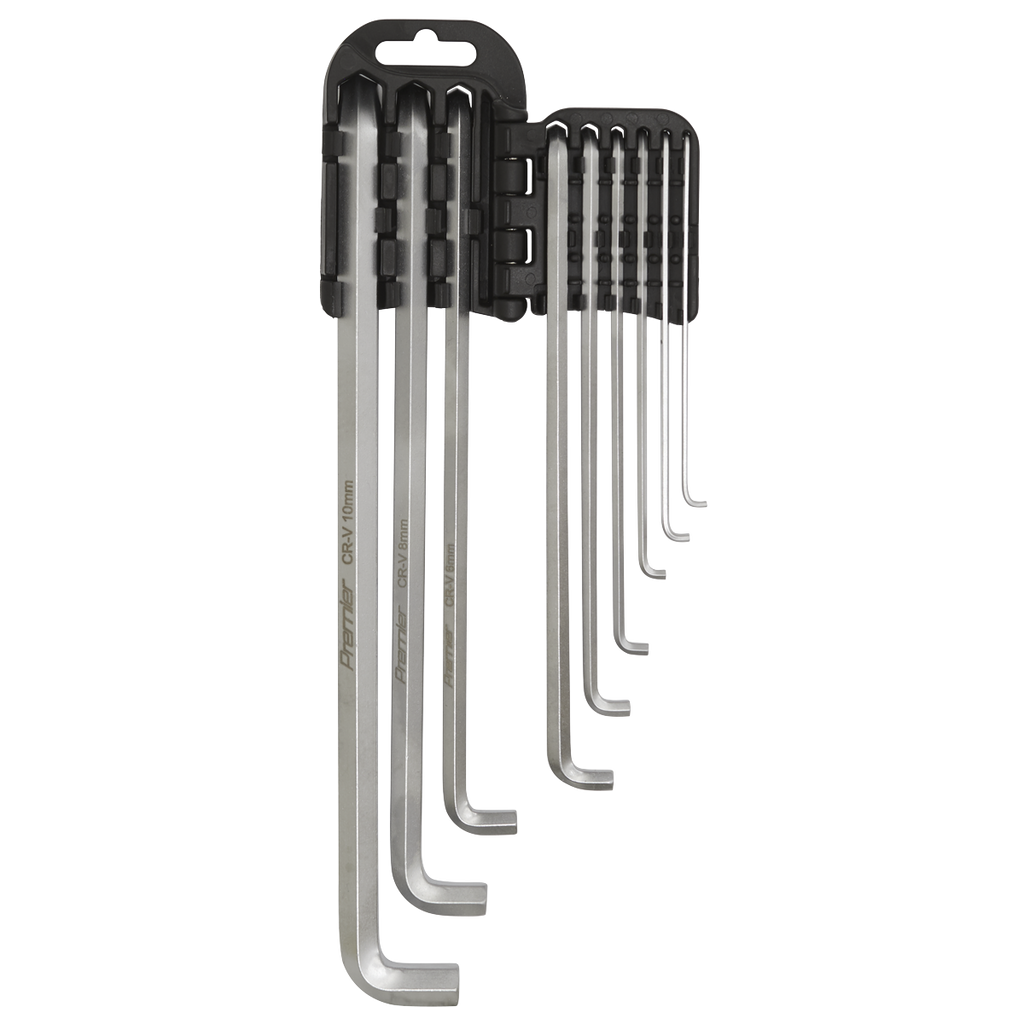 Premier Extra-Long Stubby Element Hex Key Set 9pc