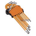 Premier Imperial Long Ball-End Hex Key Set 9pc