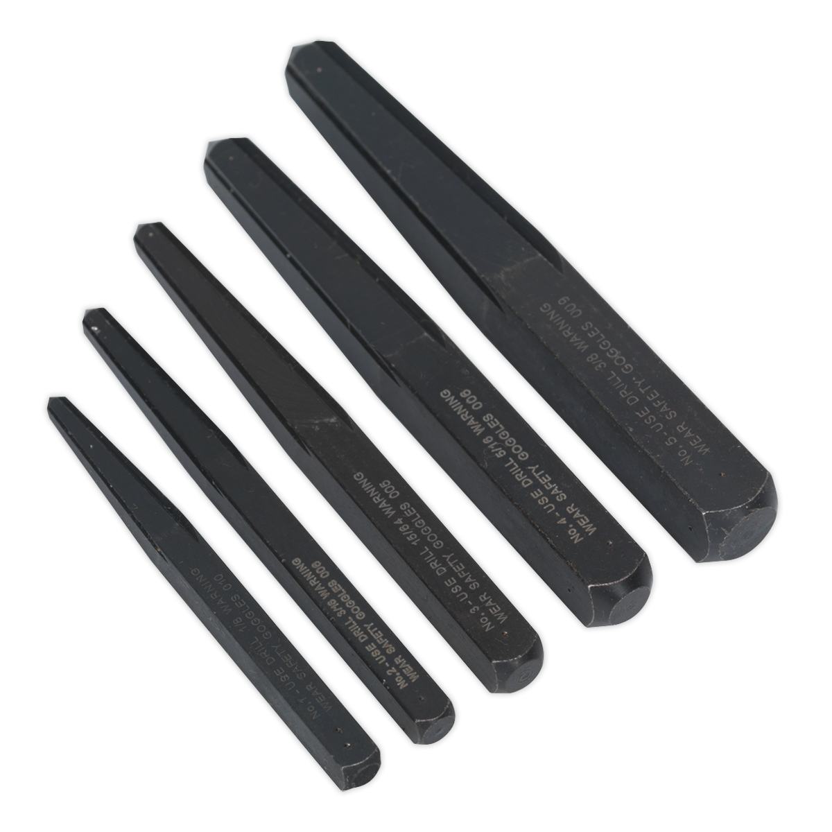 Square Type Screw Extractor Set 5pc