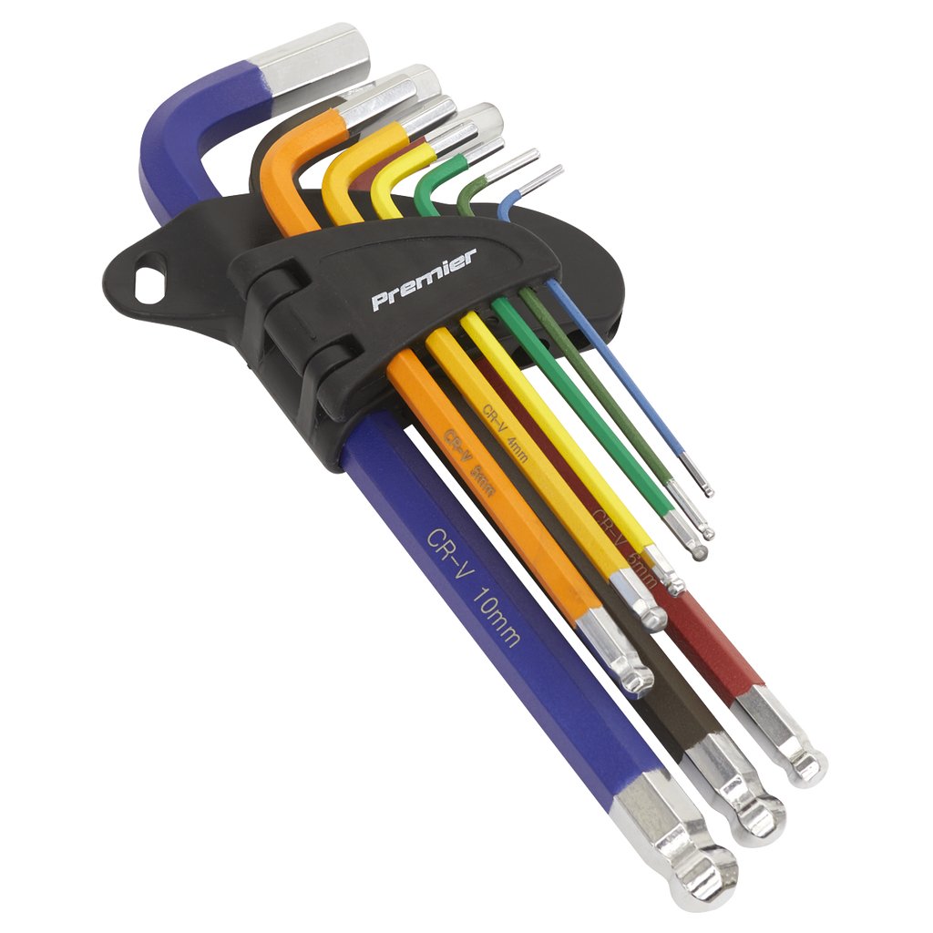 Premier Long Ball-End Hex Key Set 9pc (Factory Refurbished A)