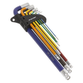 Premier Extra-Long Ball-End Hex Key Set 9pc