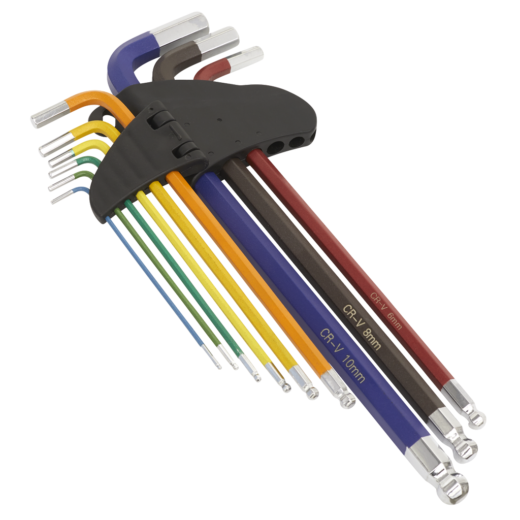 Premier Extra-Long Ball-End Hex Key Set 9pc