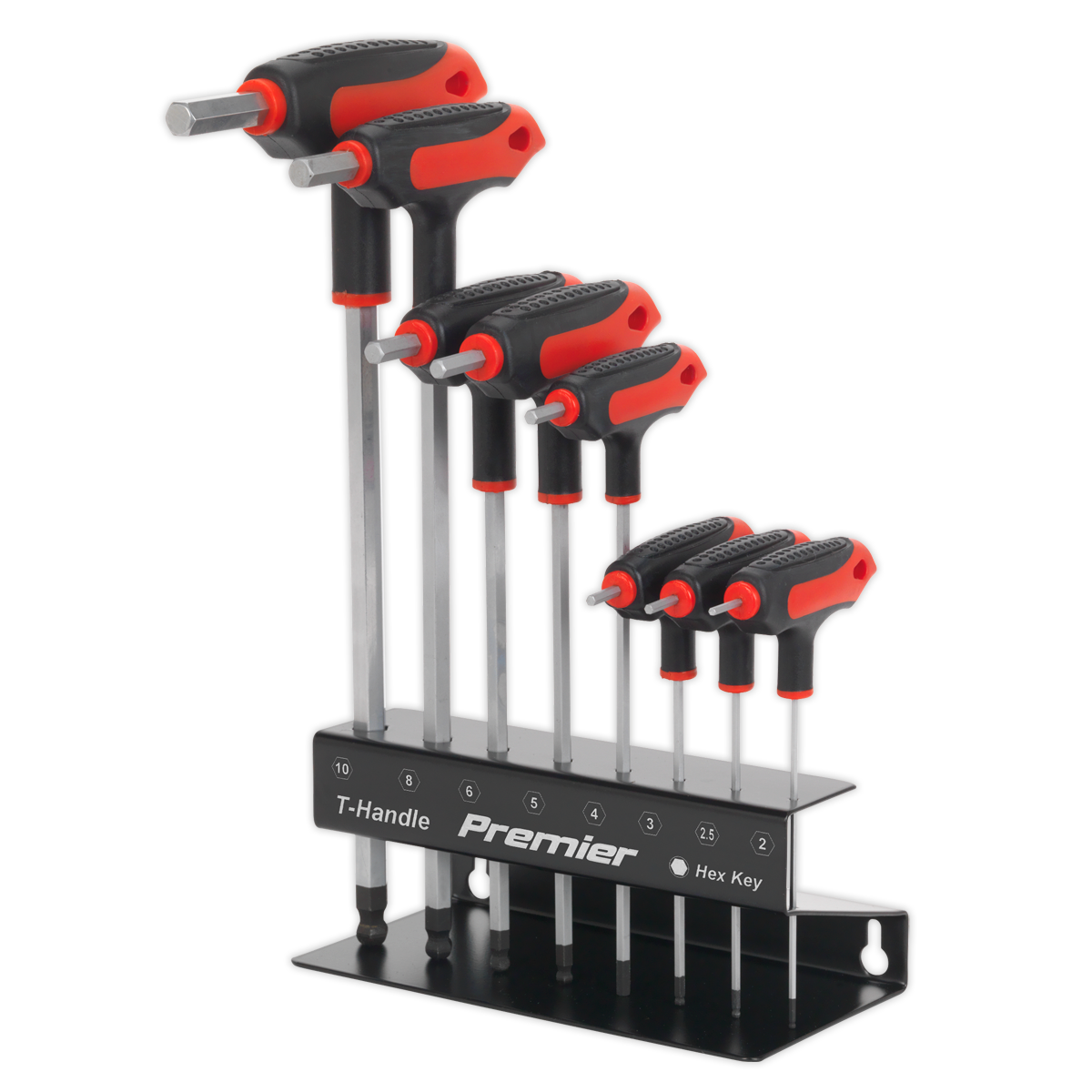 Premier T-Handle Ball-End Hex Key Set 8pc