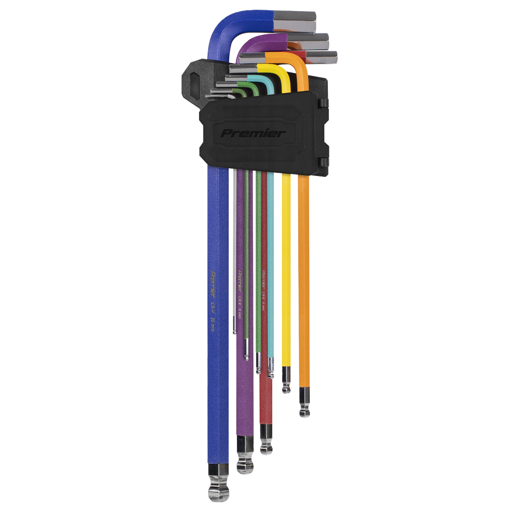 Extra-Long Ball-End Hex Key Set - Imperial 9pc