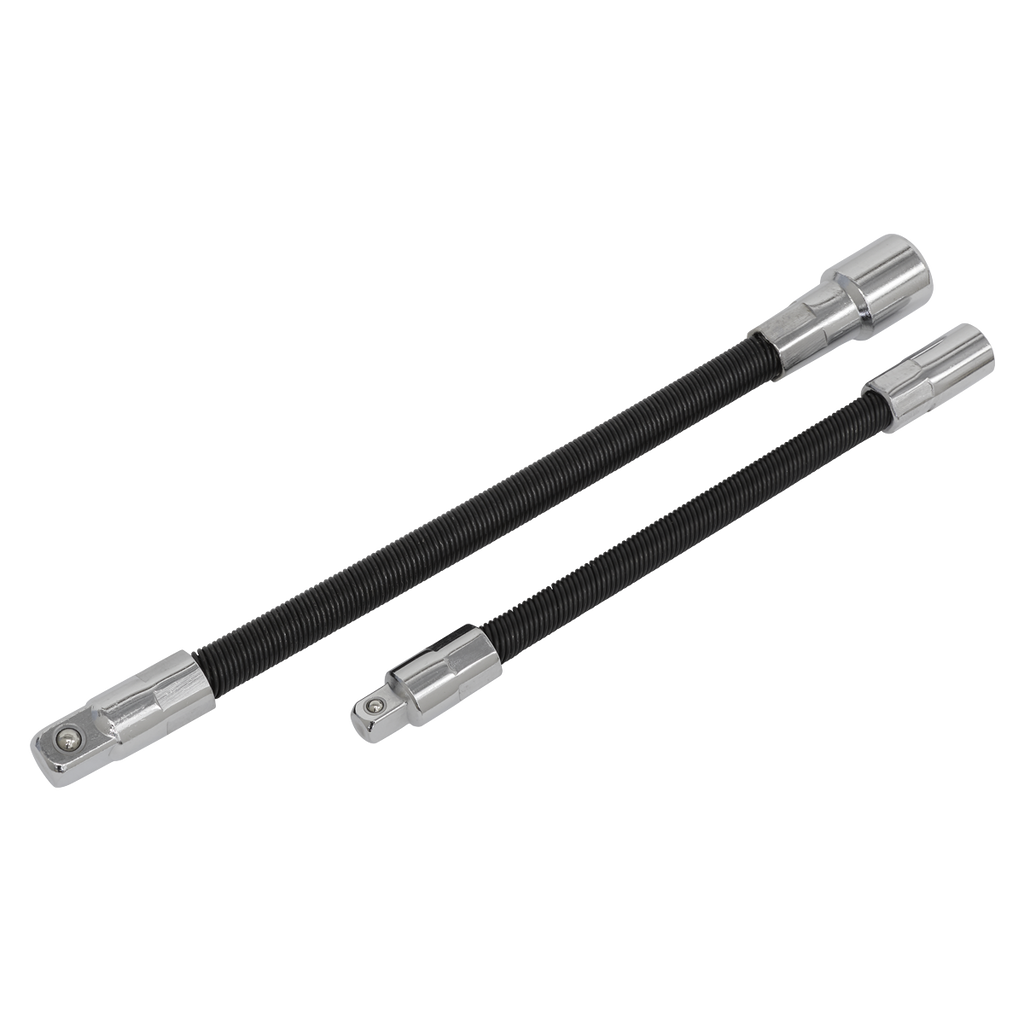 Premier Flexible Extension Adaptor Set 1/4"Sq x 150mm & 3/8"